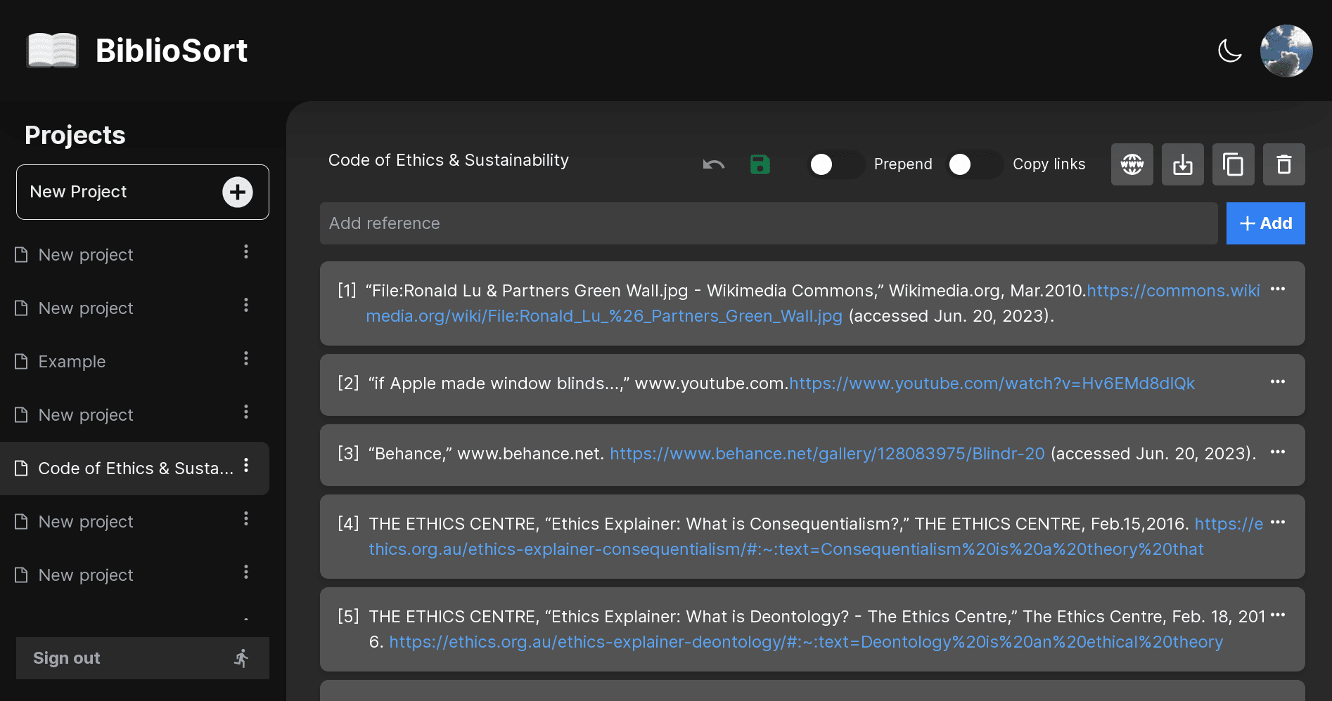 BiblioSort image